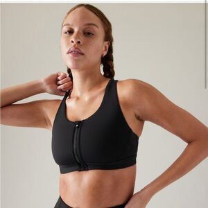 Athleta ULTIMATE ZIP FRONT BRA D-DD